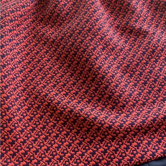 Anthropologie Red Textured Midi Dress - Picture 3 of 4